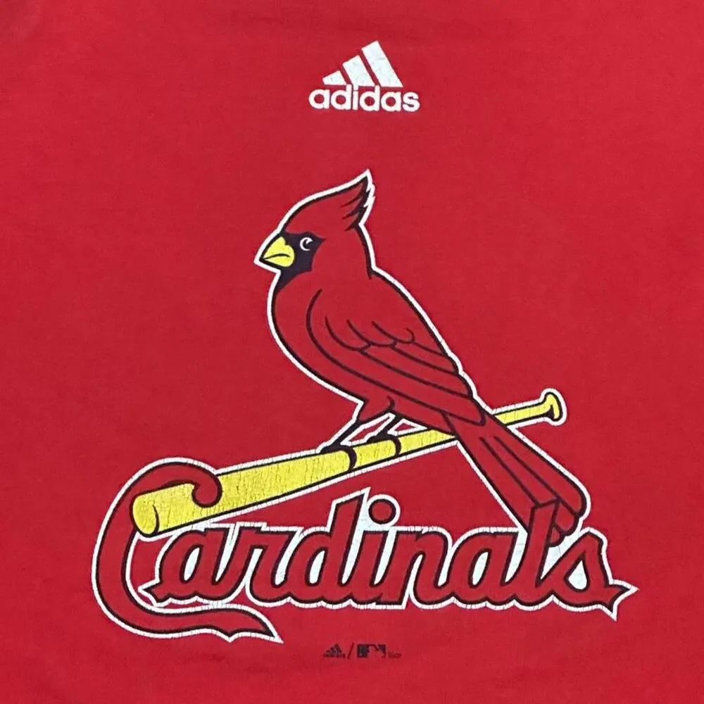 Adidas St. Louis Cardinals Red MLB Baseball Graphic T-Shirt